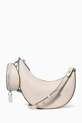 Duo Crossbody Bag in Leather