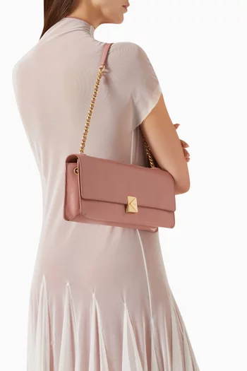 Deco Deco Soft Chain Shoulder in Glazed Leather