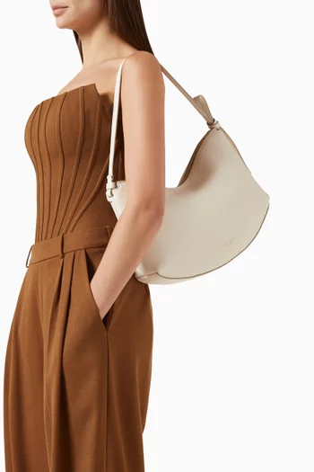 Loop Large Shoulder Bag in Pebbled Leather