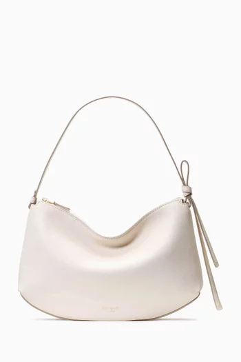 Loop Large Shoulder Bag in Pebbled Leather