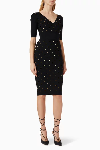 فستان بنمط سترة مطرز