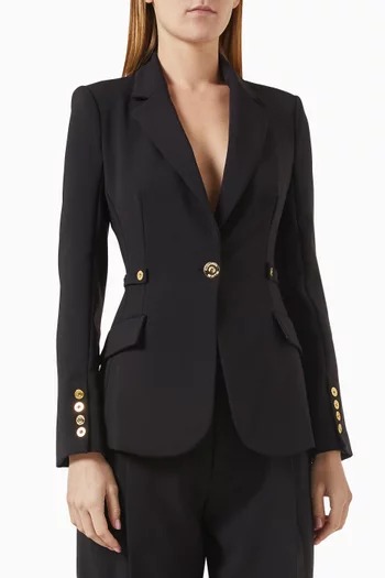 Tailored Logo-trim Jacket