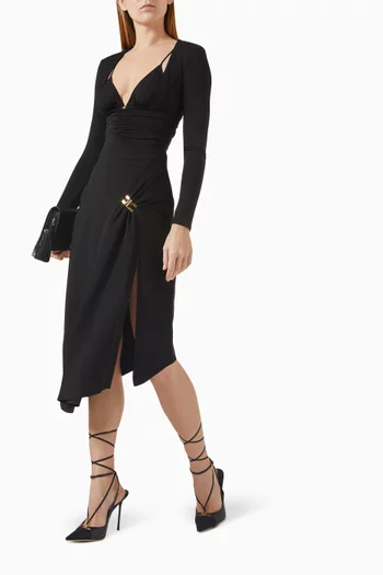 Asymmetric Draped Skirt