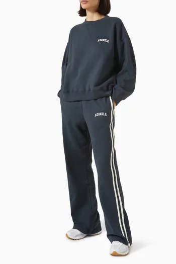 Varsity Sweatshirt in Organic Cotton Blend