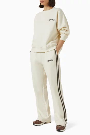 Varsity Sweatshirt in Organic Cotton Blend