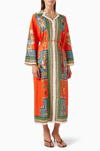 Rocco Shirt Dress in Linen