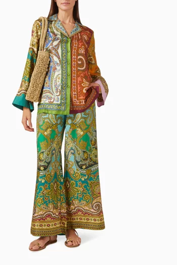 Clemenza Pants in Silk