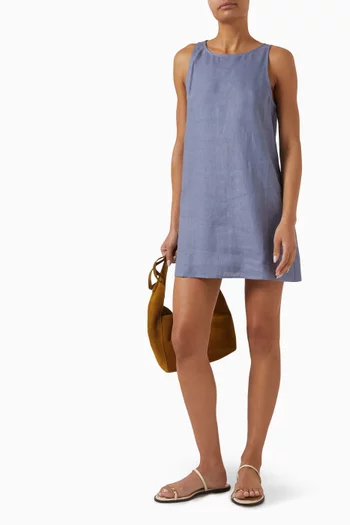 Jessi Mini Dress in Linen