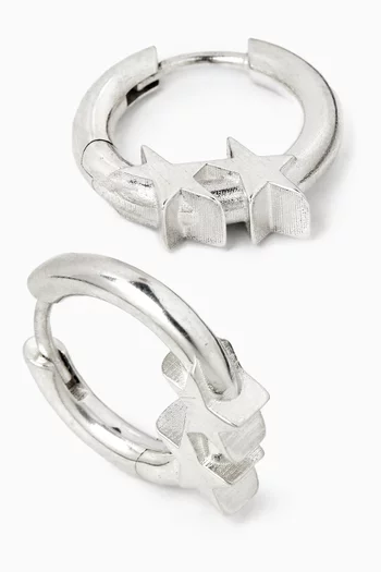 TJ Icon Earrings in Sterling Silver