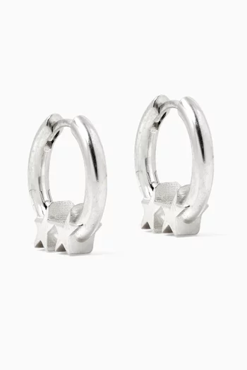 TJ Icon Earrings in Sterling Silver