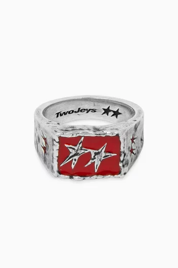 Ignorant Icon Ring in Sterling Silver