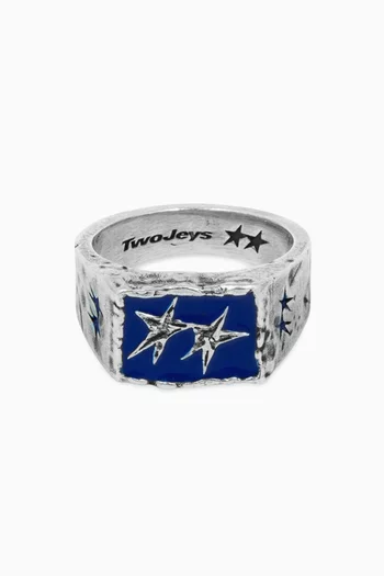Ignorant Icon Ring in Sterling Silver