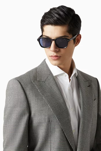 Knox Square Sunglasses in Acetate