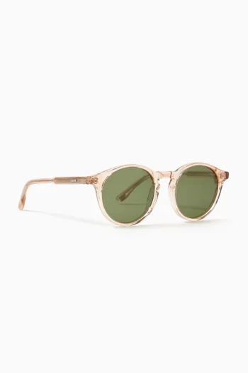 Archie Round Sunglasses in Eco Acetate