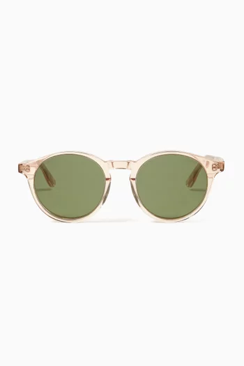 Archie Round Sunglasses in Eco Acetate