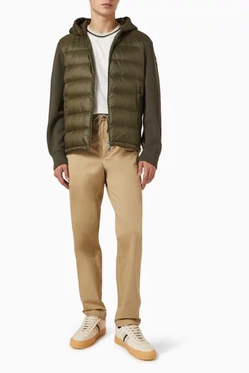 Hybrid Zip Hooded Cardigan