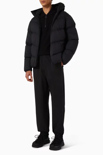 Forez Hooded Short Down Jacket