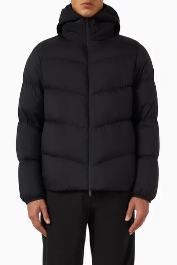 Forez Hooded Short Down Jacket