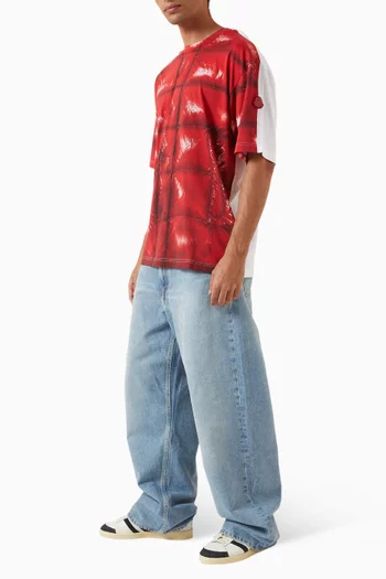 تي شيرت جينياس قطن مونكليه × آيساب روكي