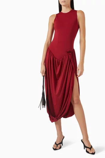 Marsalina Draped Dress