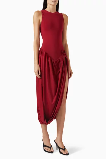 Marsalina Draped Dress