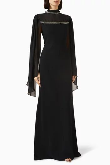 Ursa Gown in Crepe