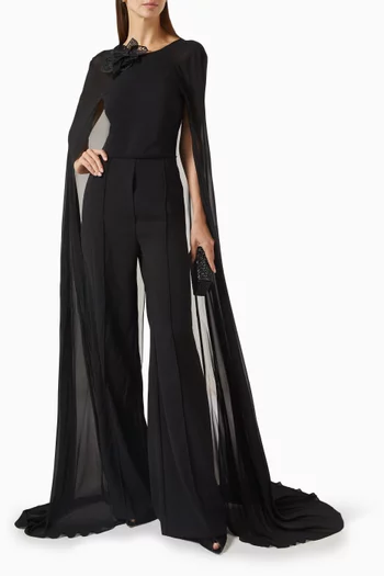 Nariko Jumpsuit in Crepe