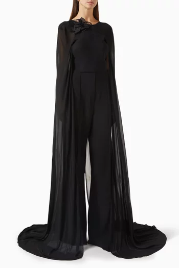 Nariko Jumpsuit in Crepe