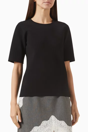 Small-fit T-shirt in Viscose Blend