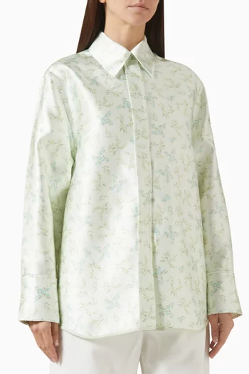 Printed Shirt in Silk Blend