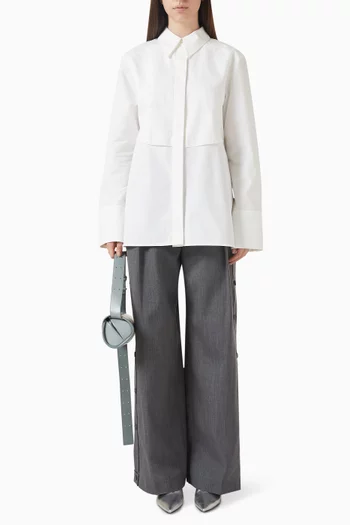 Overlay Button-up Shirt