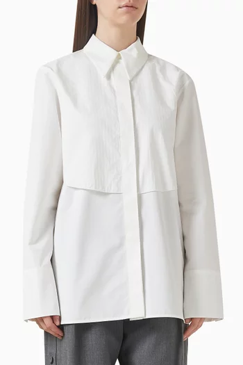 Overlay Button-up Shirt