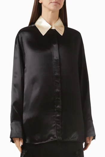 Flowing Shirt in Satin