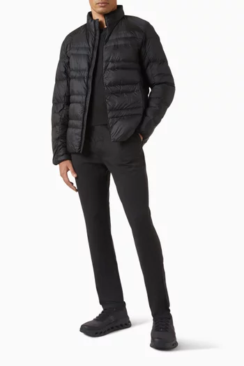 جاكيت كوردينيت مبطن بالزغب 