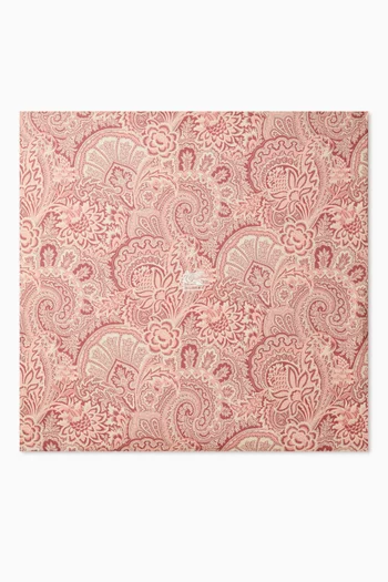 Paisley Print Baby Blanket