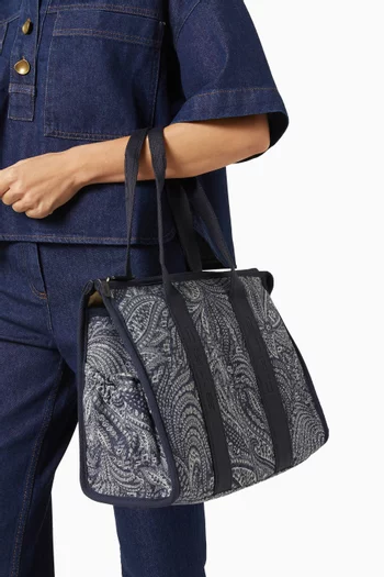 Paisley Jacquard Changing Bag