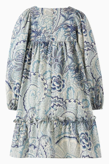 Floral Print Dress in Cotton