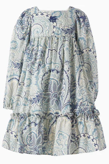 Floral Print Dress in Cotton