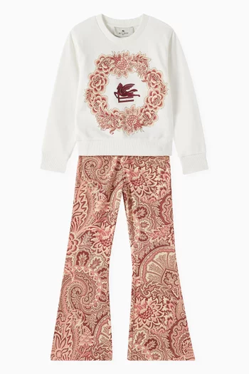 Paisley Print Trousers