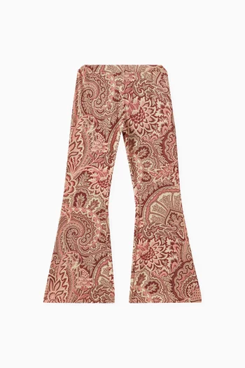 Paisley Print Trousers