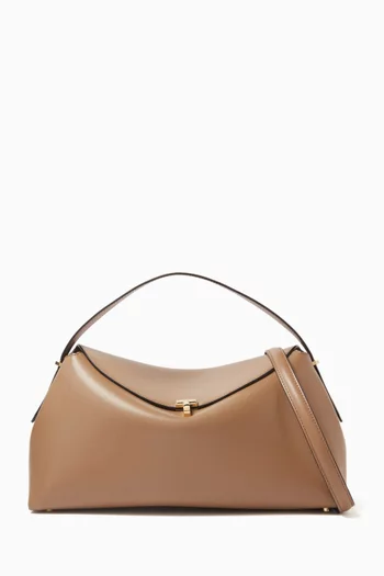 T-lock Top-handle Bag in Palmellato Leather