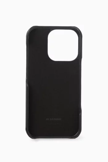 iPhone 16® Pro Phone Case in Leather