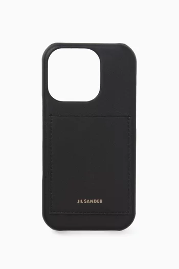 iPhone 16® Pro Phone Case in Leather