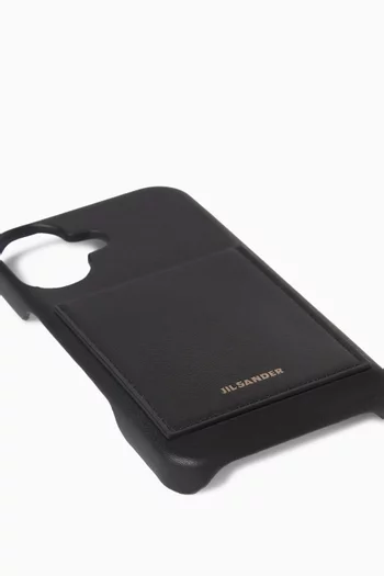 iPhone 16® Phone Case in Leather