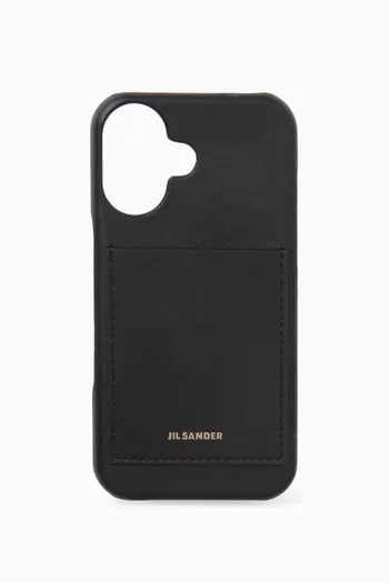 iPhone 16® Phone Case in Leather