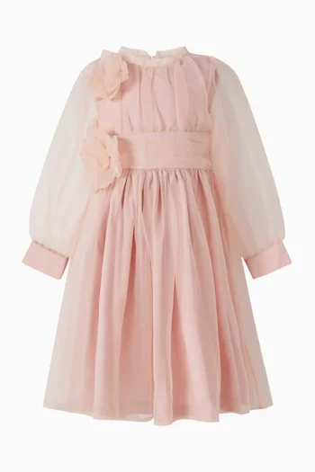 Long Sleeve Dress in Tulle