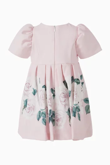 Rosy Pleated Dress