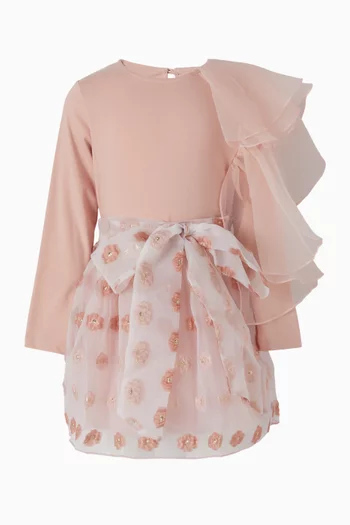 Tulle Ruffle Top