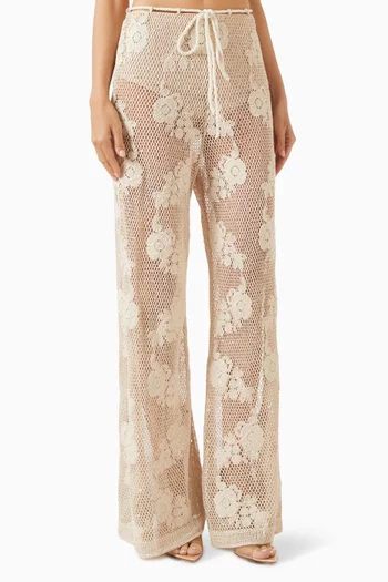 Vera Pants in Crochet Lace