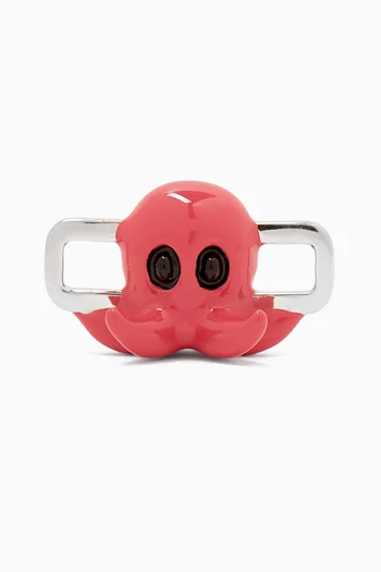 Octopus Charm in Sterling Silver